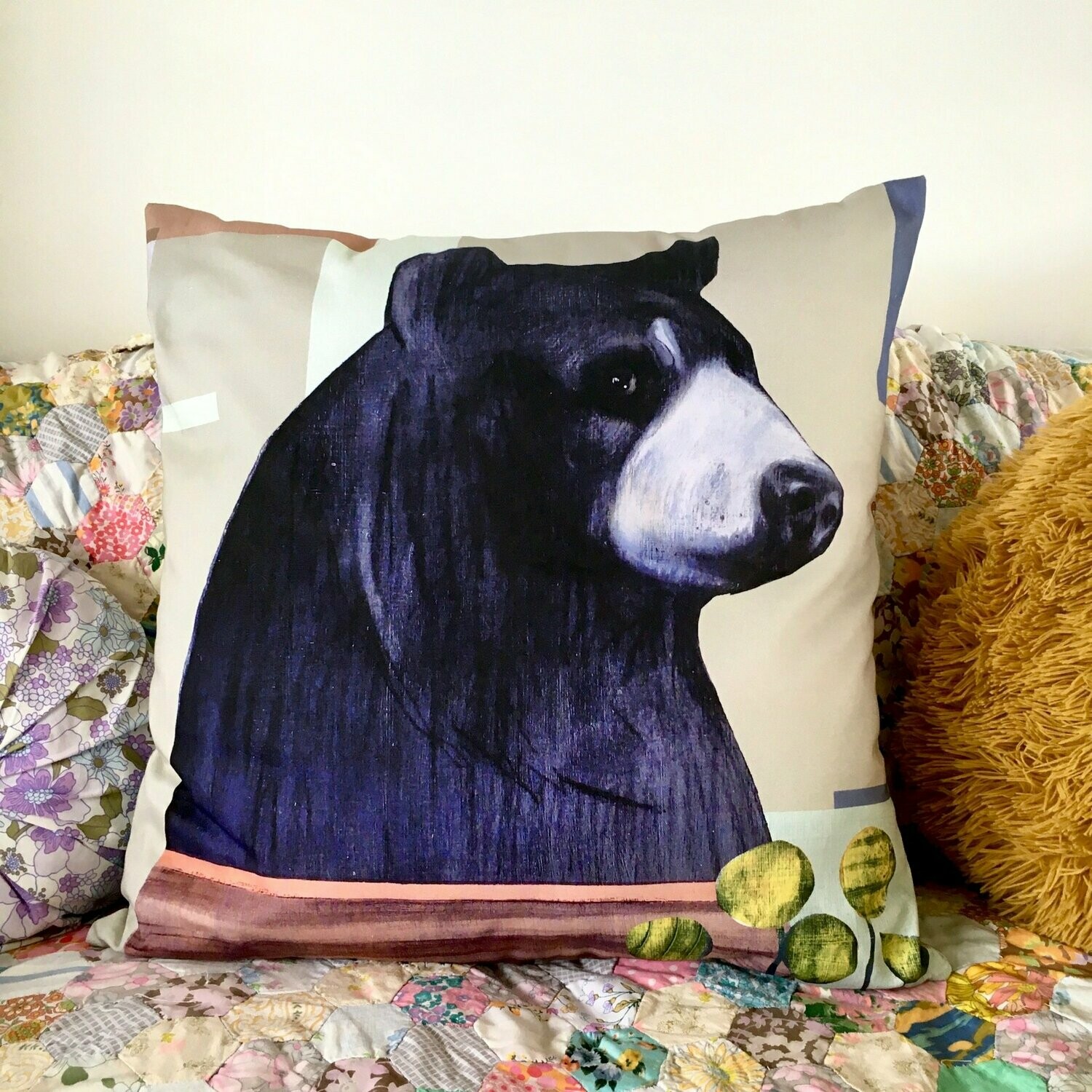 Papa Bear Cushion Cover 60 cm x 60cm