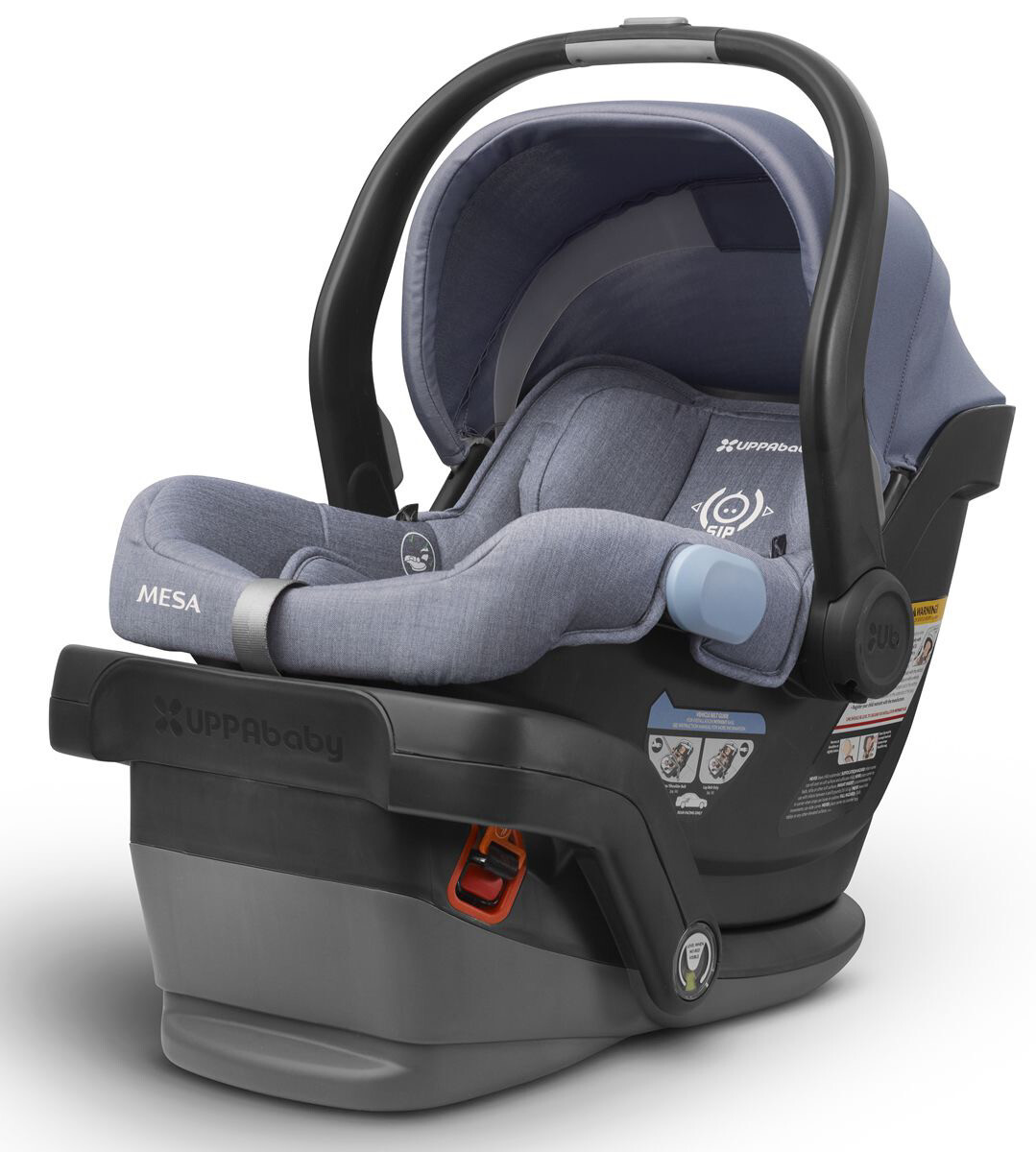 Uppa Baby Mesa Infant Car Seat & Base Blue Marl