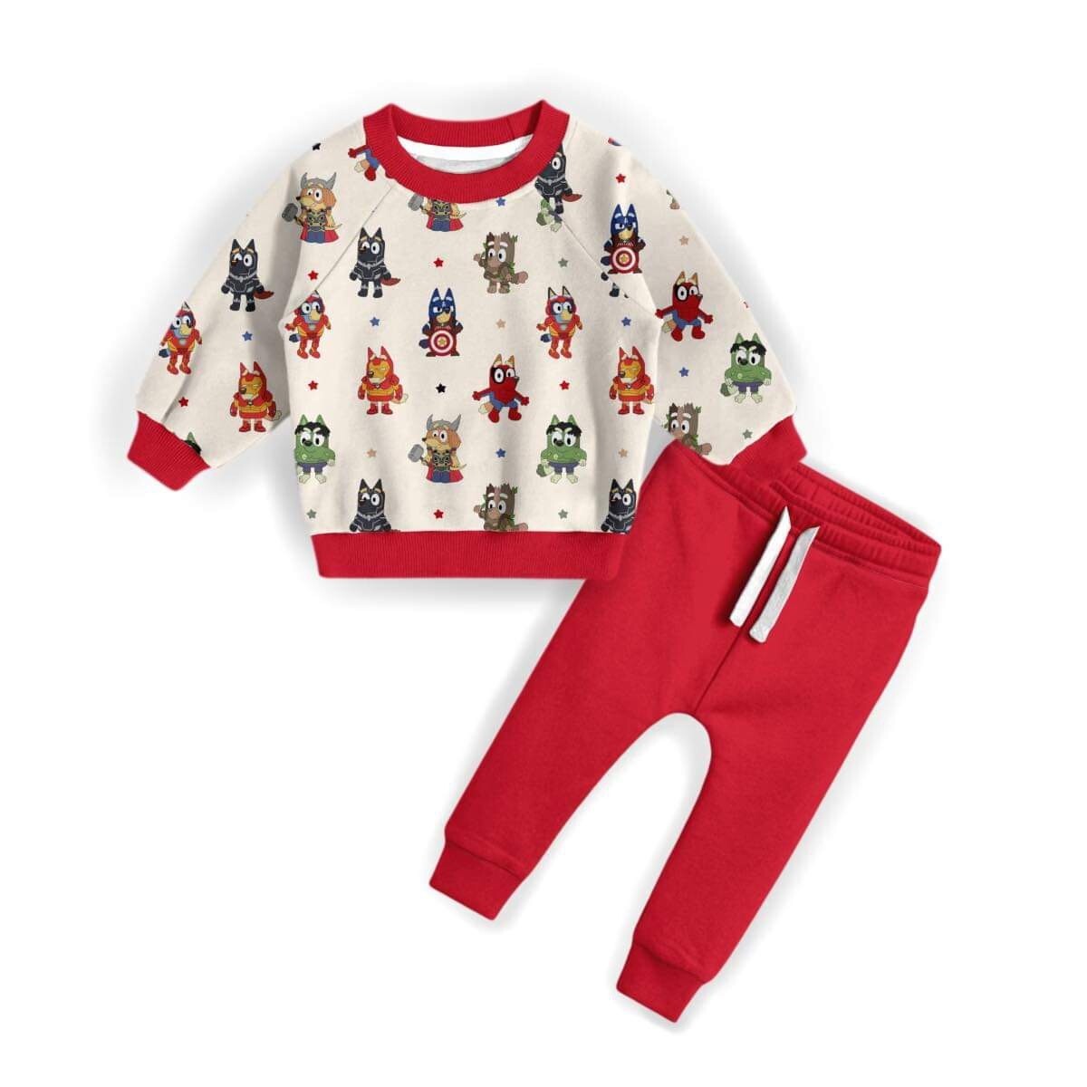 Dreamer Heeler Check Set 2T