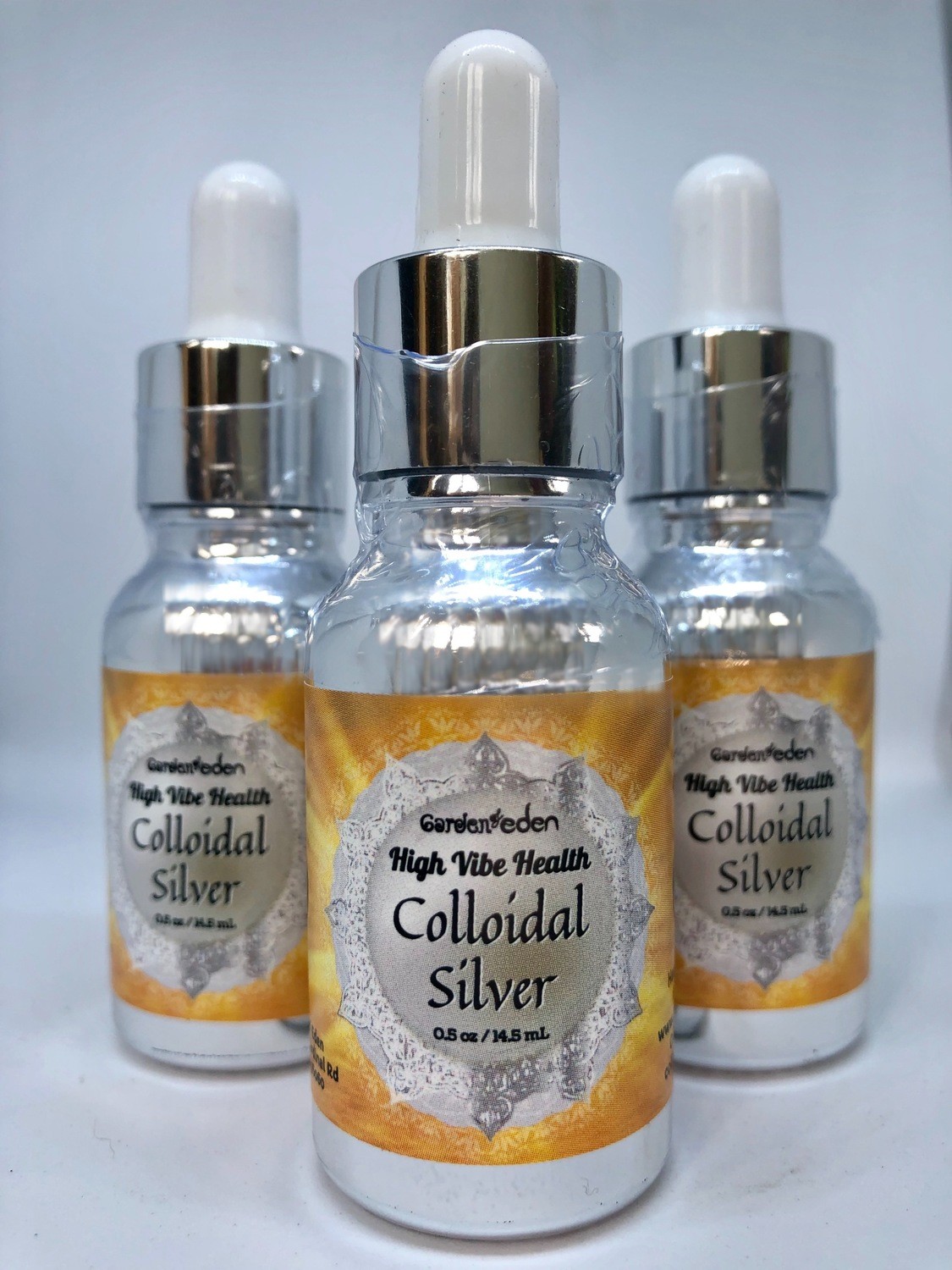 Health Supplements 3 bottles of Colloidal Silver