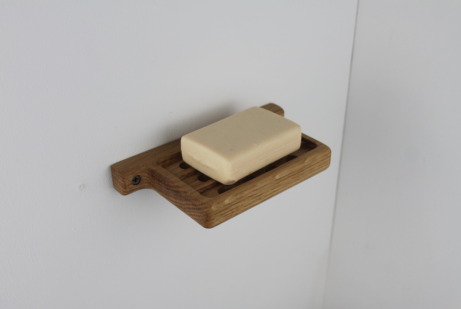 Oak Wall Mounted Soap Dish
