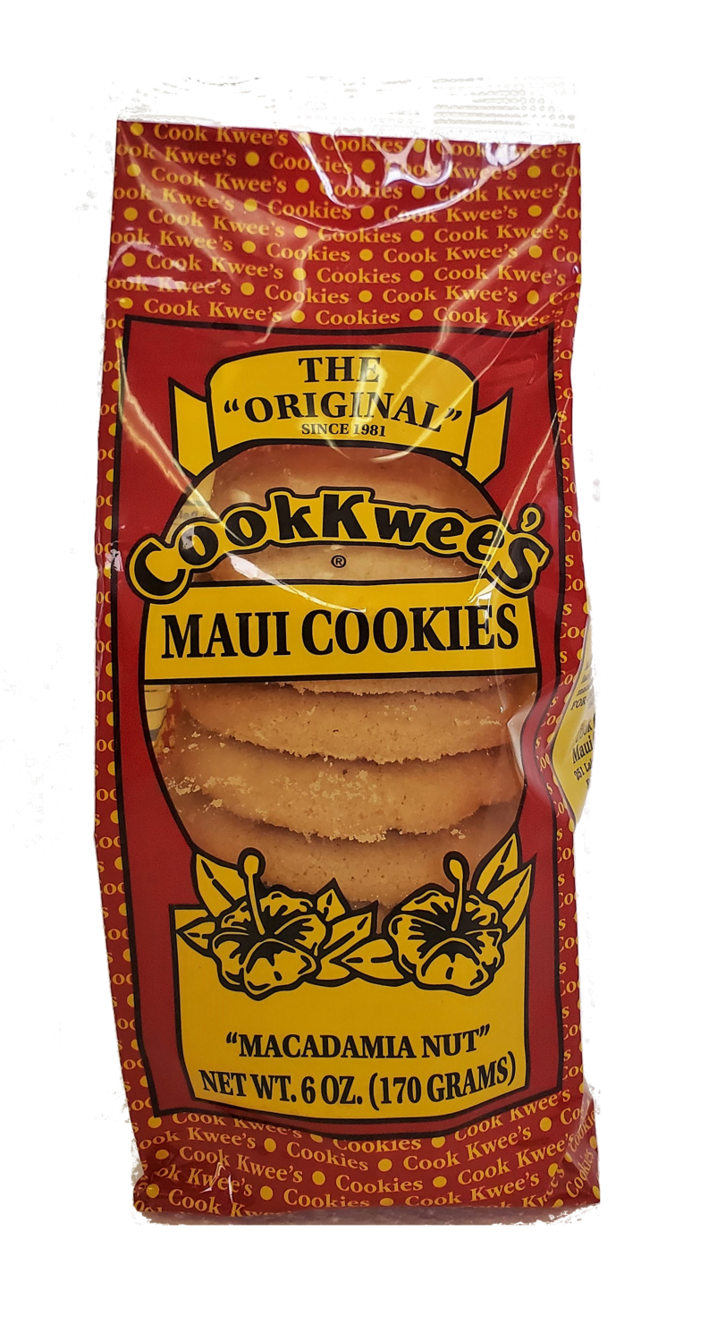 Maui Cook Kwees Macadamia Nut Cookies 6oz.
