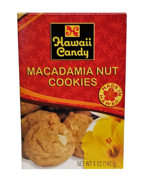 Hawaii Candy Macadamia Nut Cookies 5 oz