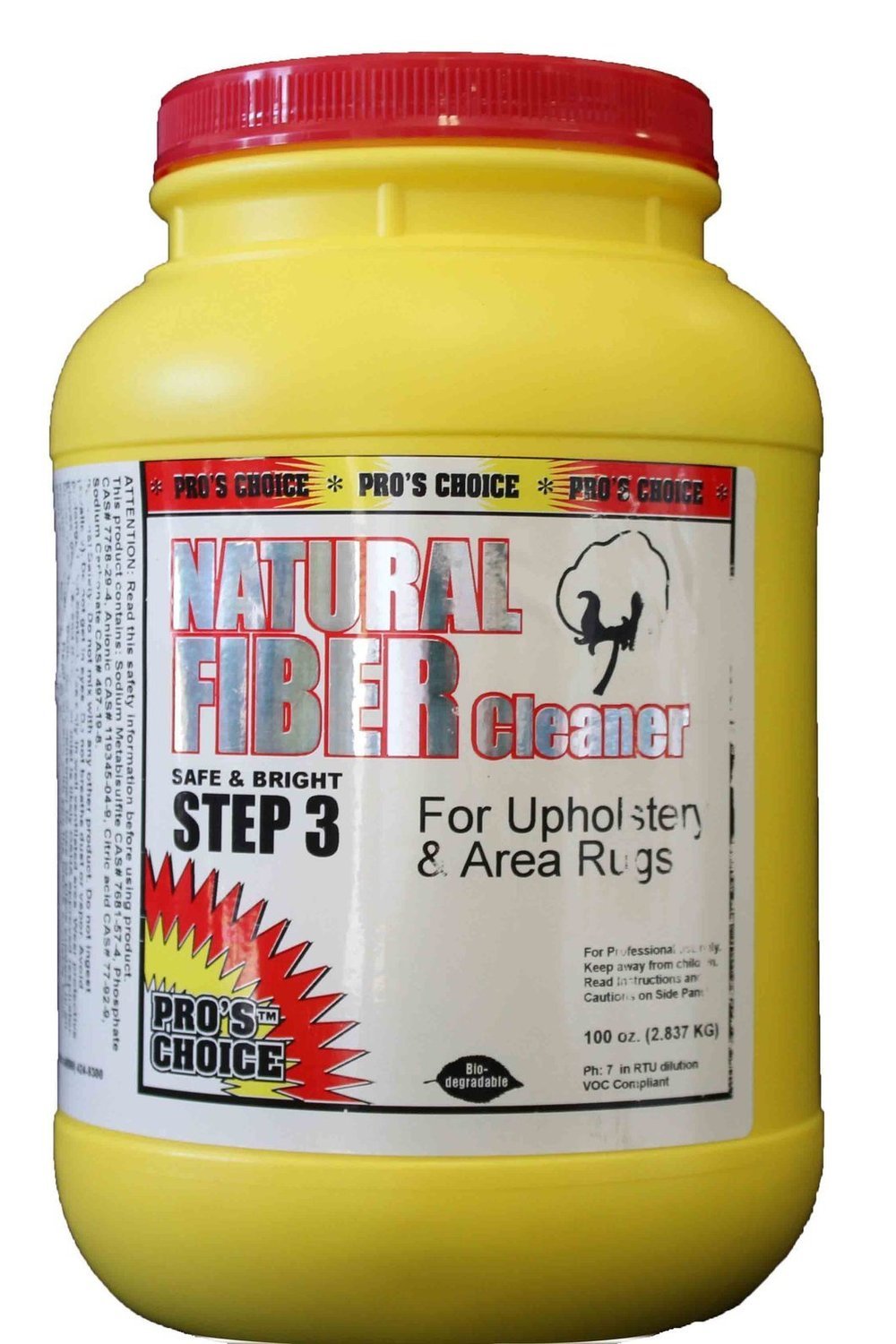 Safe & Bright "Step 3" Natural Fiber Cleaner (6 lb. Jar) by CTI Pro's