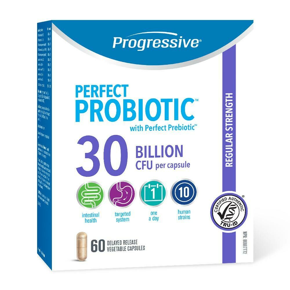Progressive Perfect Probiotic 30 Billion CFU 60 Caps