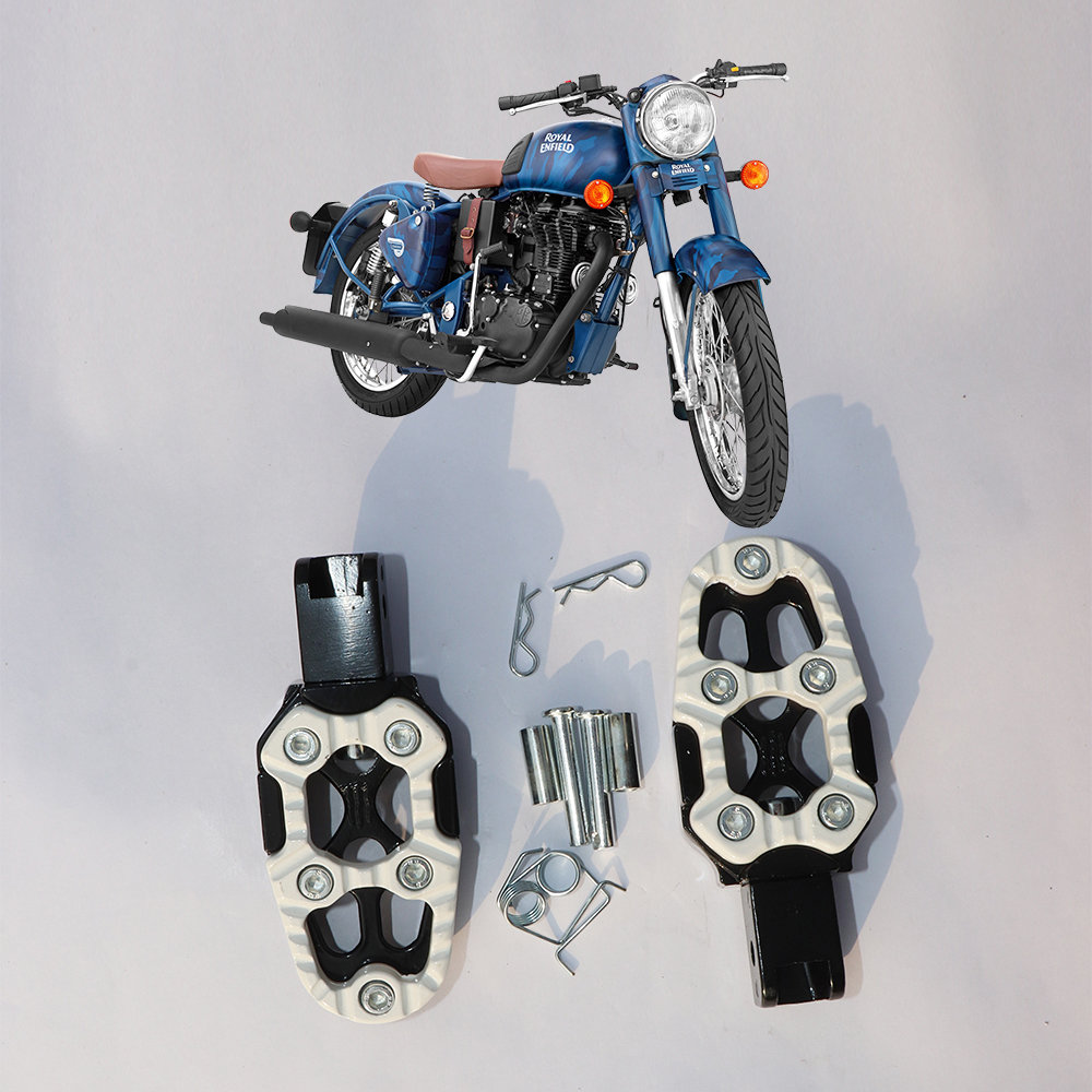 Foot pegs for Royal Enfield (Metal Aluminium)