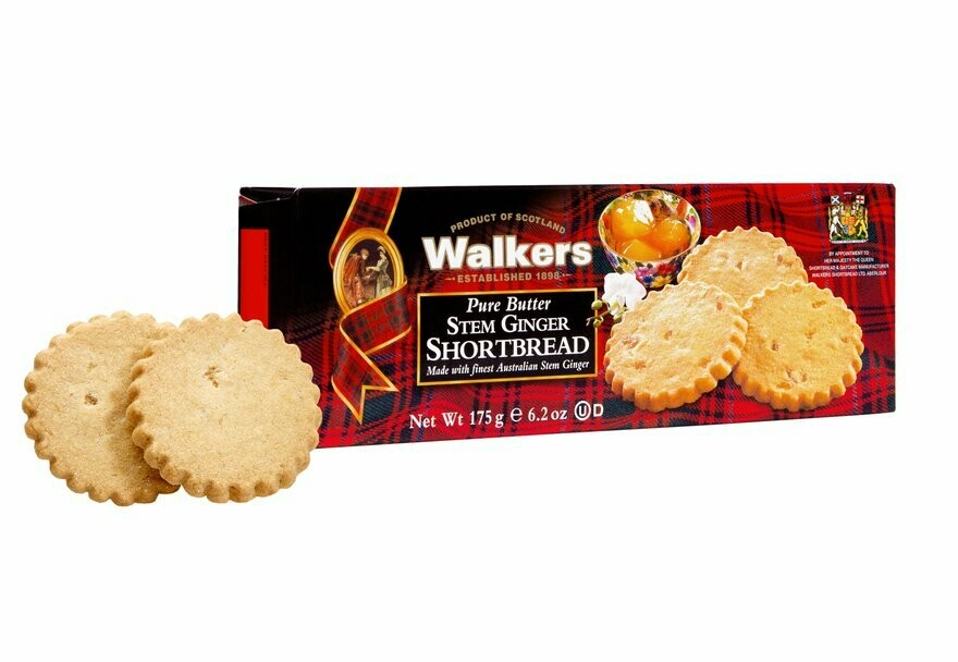 Walkers Ginger shortbread 175 gr