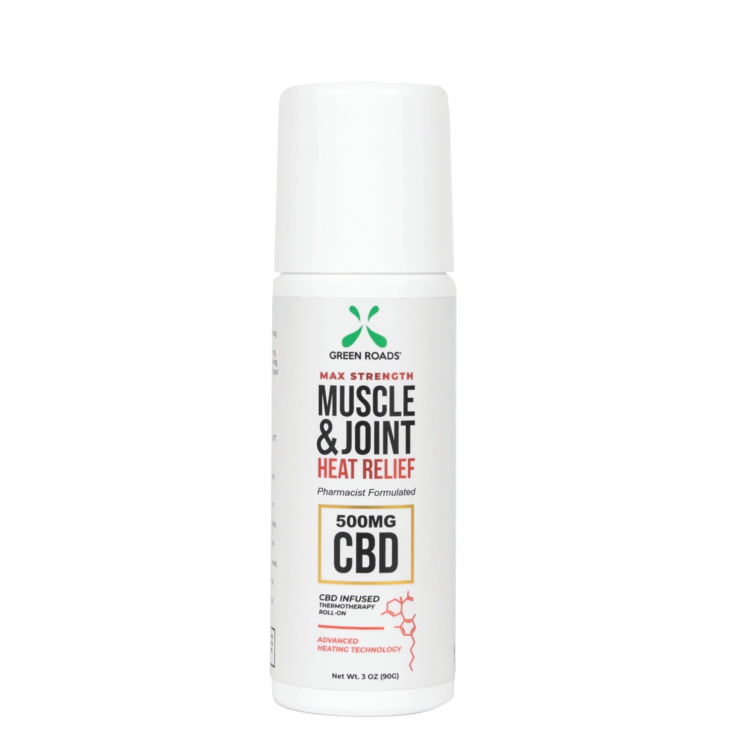 Muscle and Joint Heat Relief Roll On 500mg