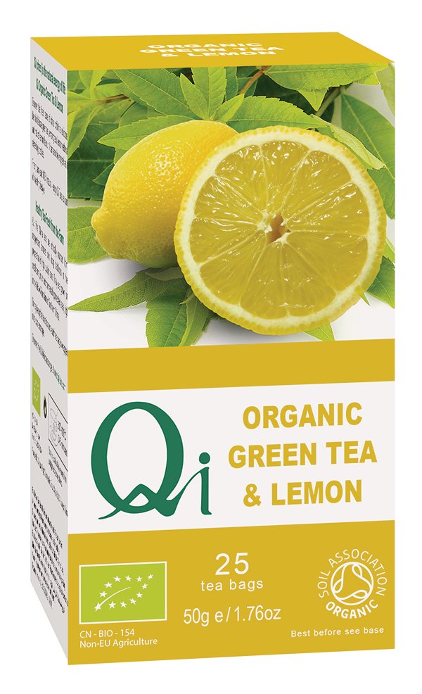 Qi Organic Green Tea & Lemon