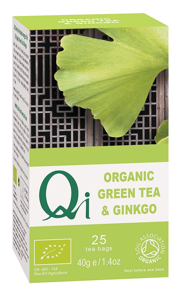 Qi Organic Green Tea & Gingko