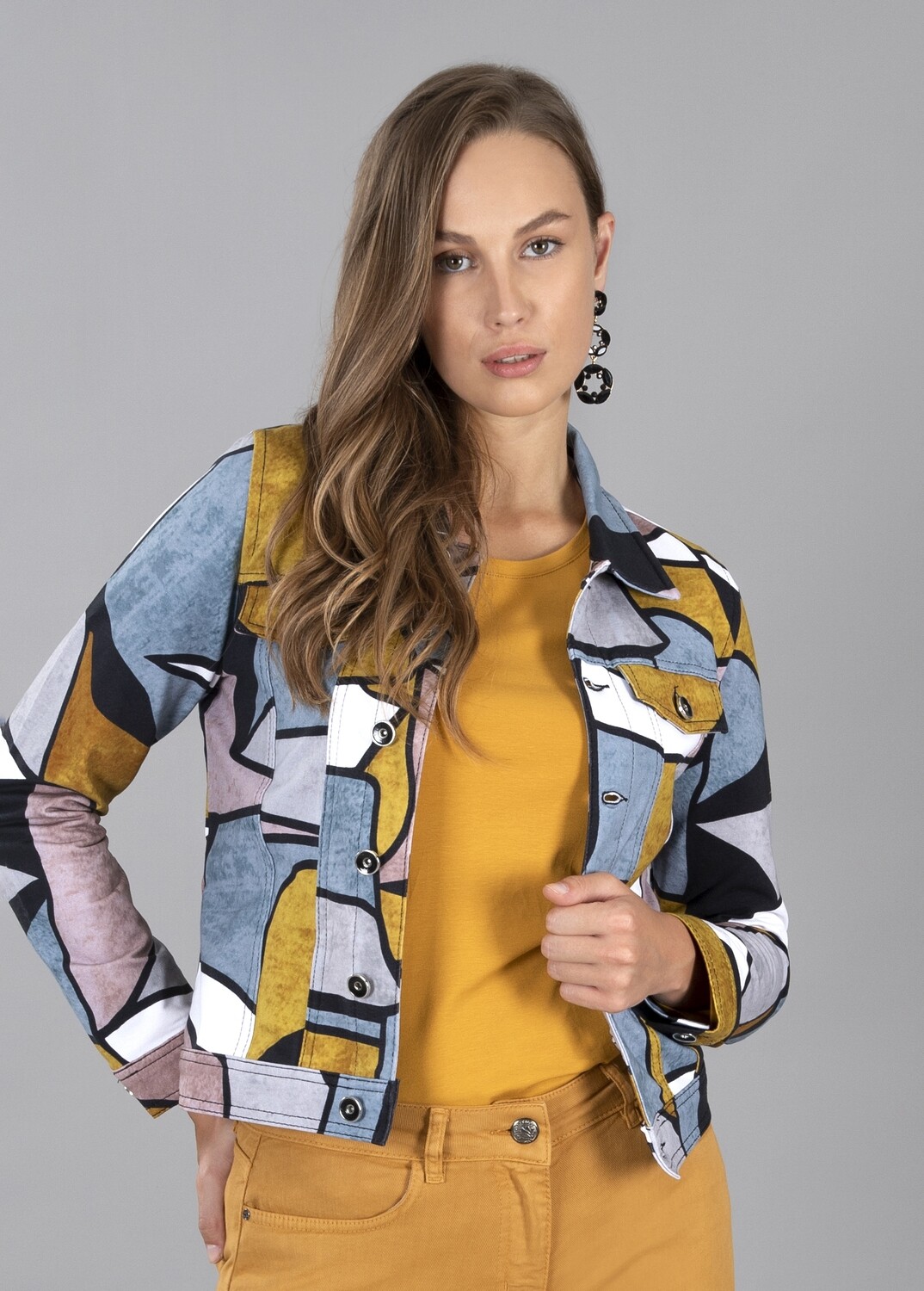 Simply Art Dolcezza Lost In Time Fancy Wearable Art Denim Jacket