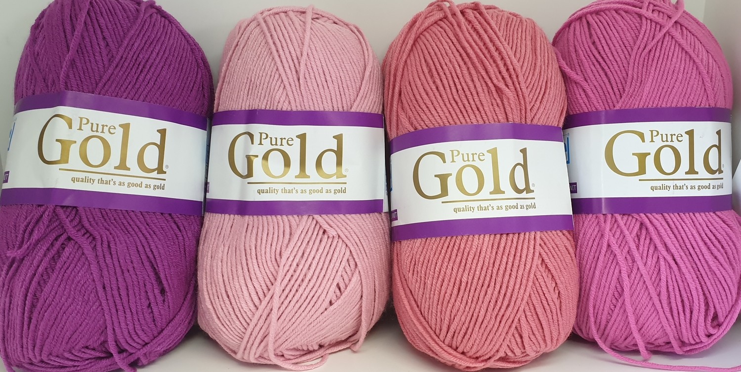 Elle Pure Gold Double Knit Colour Palettes (4pack)
