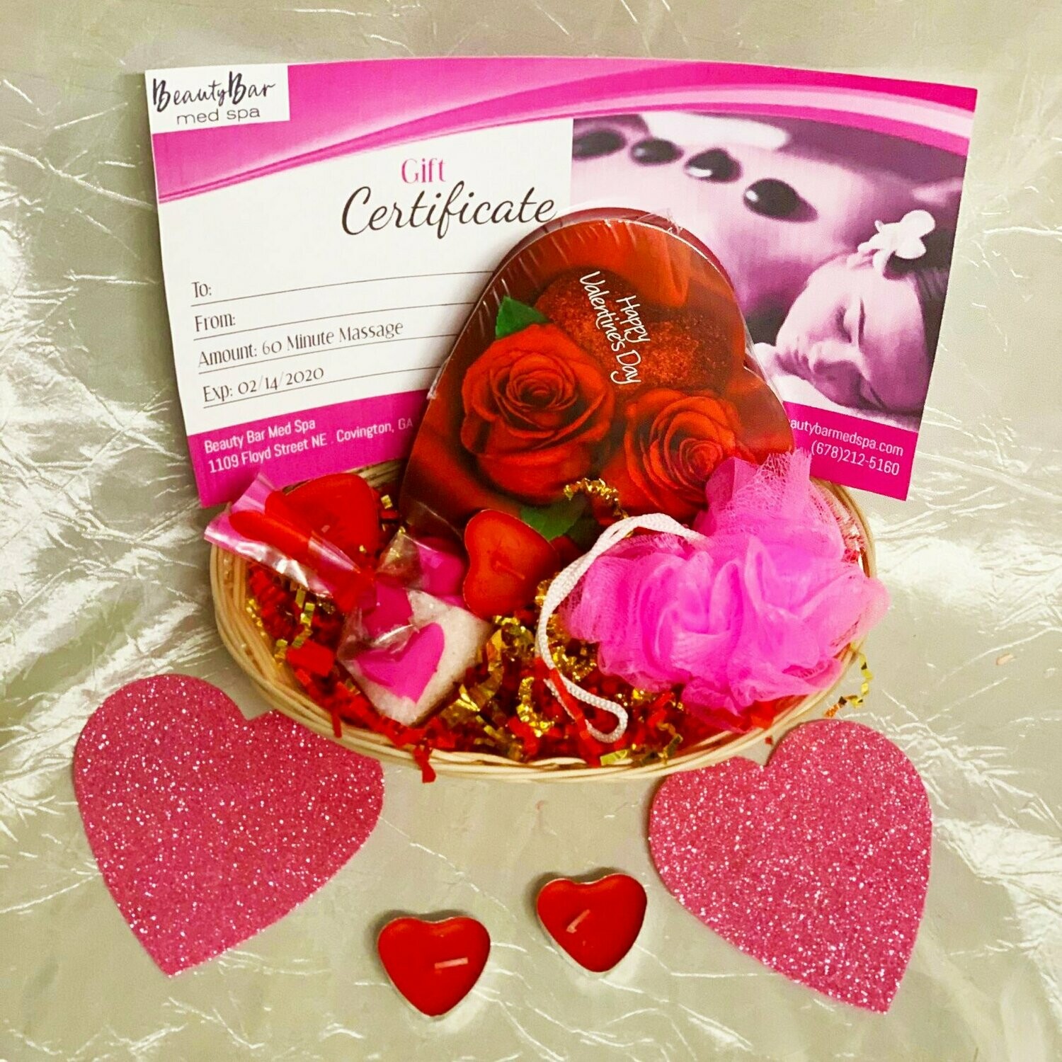 Gift Basket with Massage or Facial