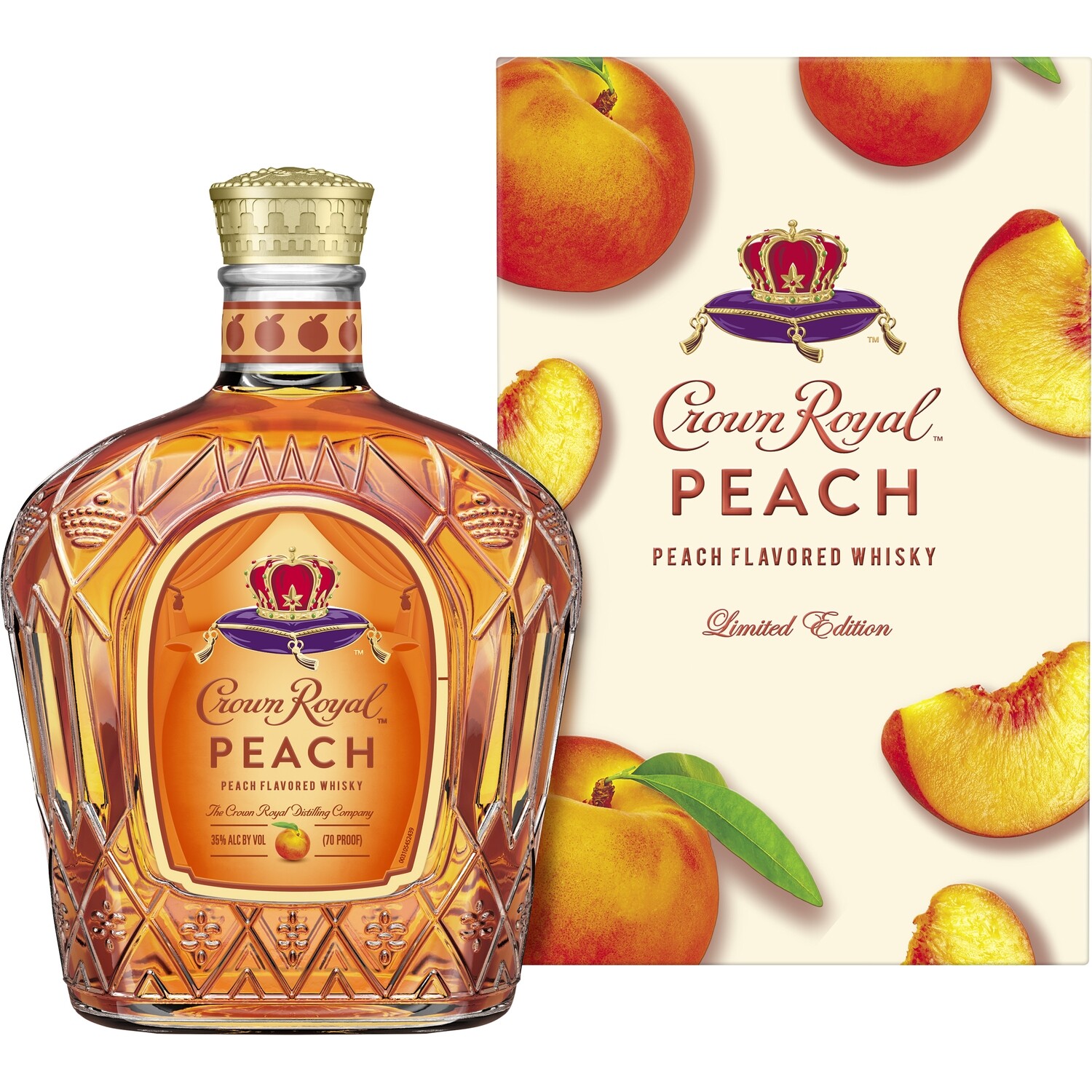 CROWN ROYAL PEACH 750ML Summer Edition () Allocated Bourbon Houston
