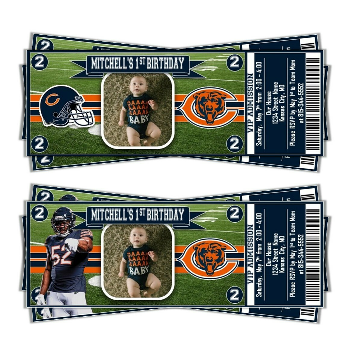 Chicago Bears Grass NFL Football Photo NFL football Ticket