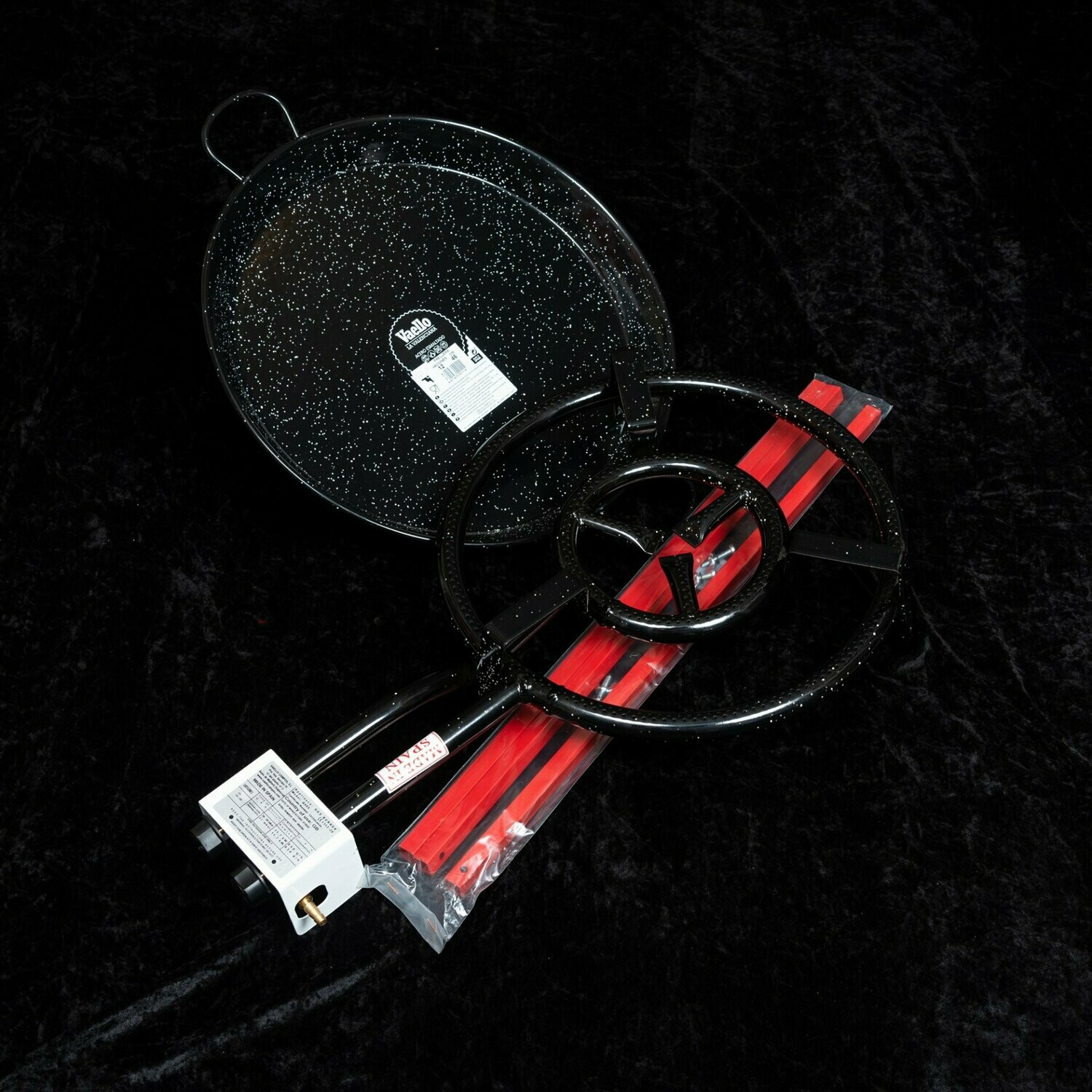 Paella Kit with 46cm Enamel Pan