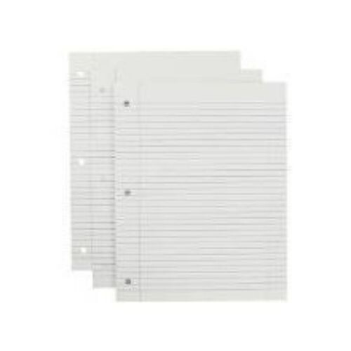 Hojas Rayadas Perforadas Blancas 100/1