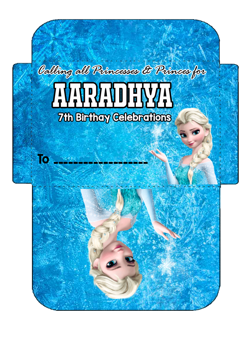 Personalized Birthday Invitation Card Envelopes (16 Pcs)