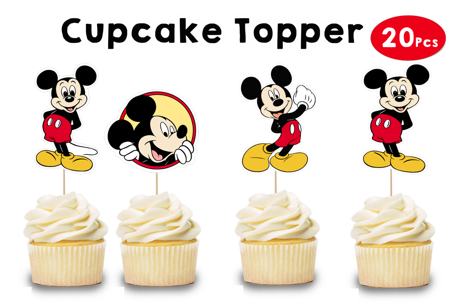 Cupcake Topper 20 Pcs 