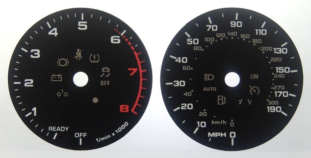 A4 KMH TO MPH DIAL CONVERSION KIT