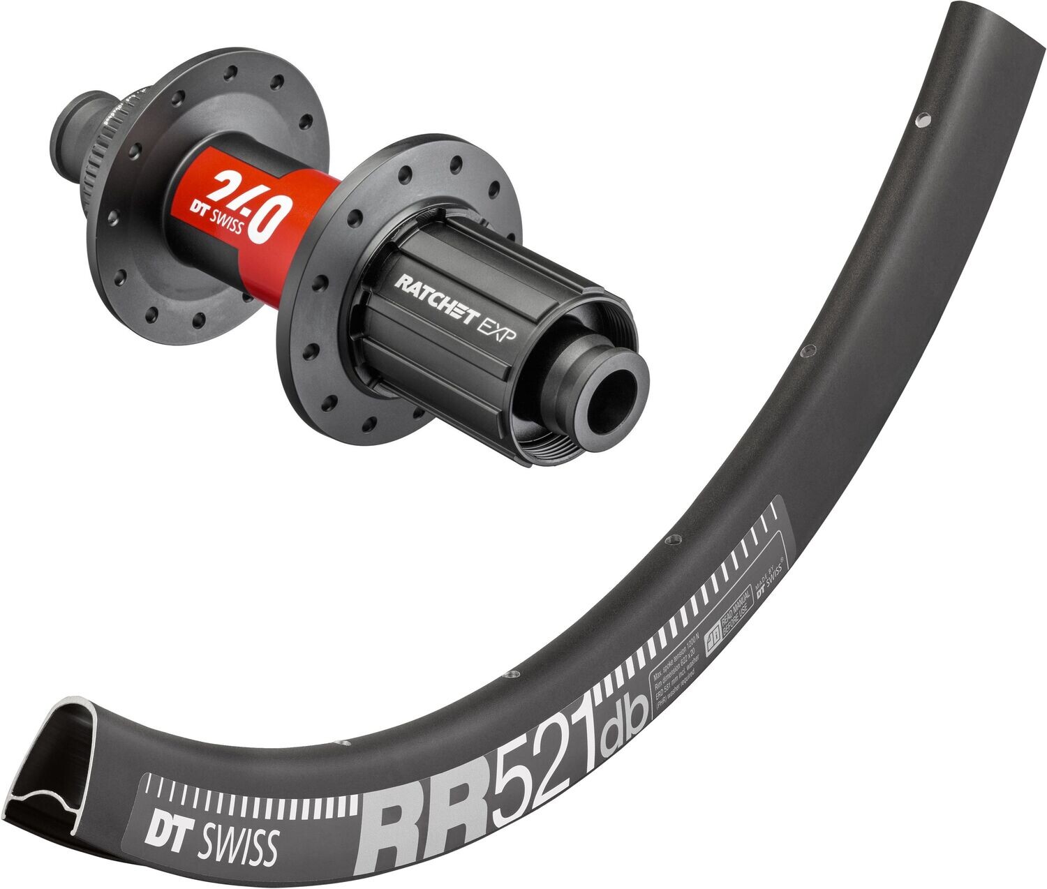 DT Swiss RR 521 700c rim with DT Swiss 240 hubs. For disc brake, quick release or 12mm thru