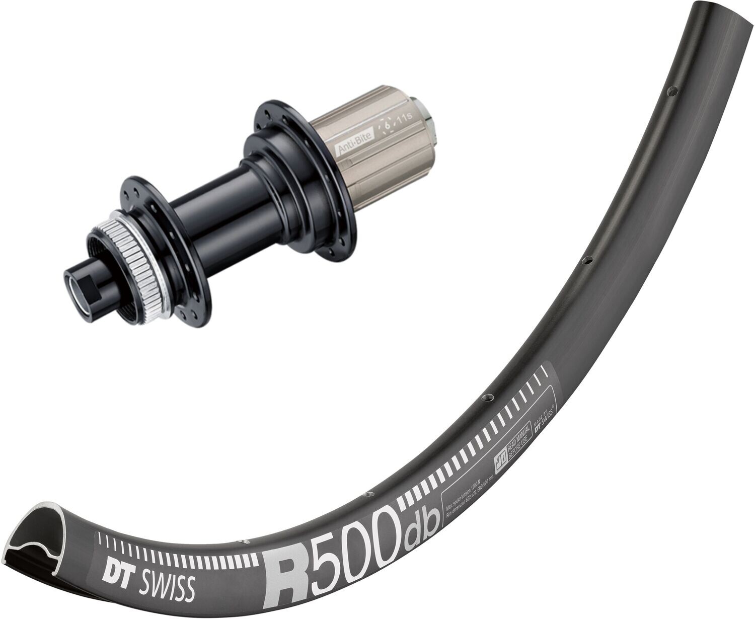 R500 With Rims DT Swiss R 500 rims with Bitex BX106 hubs. For disc brake and 12mm thru ...