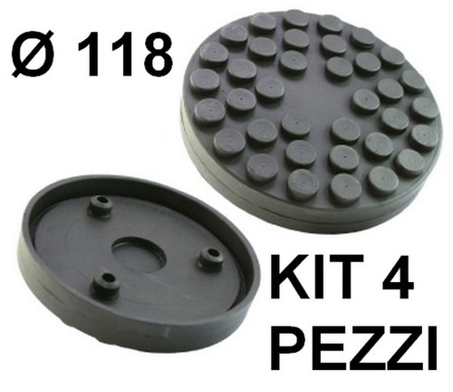 Tamponi RAV. diametro 118 mm. KIT 4 PEZZI - attacco 3 PIOLI