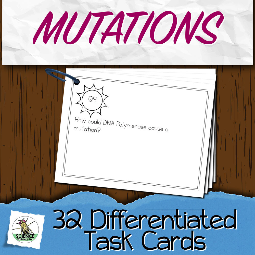 Mutations Task Cards | Store - Science and Math with Mrs. Lau