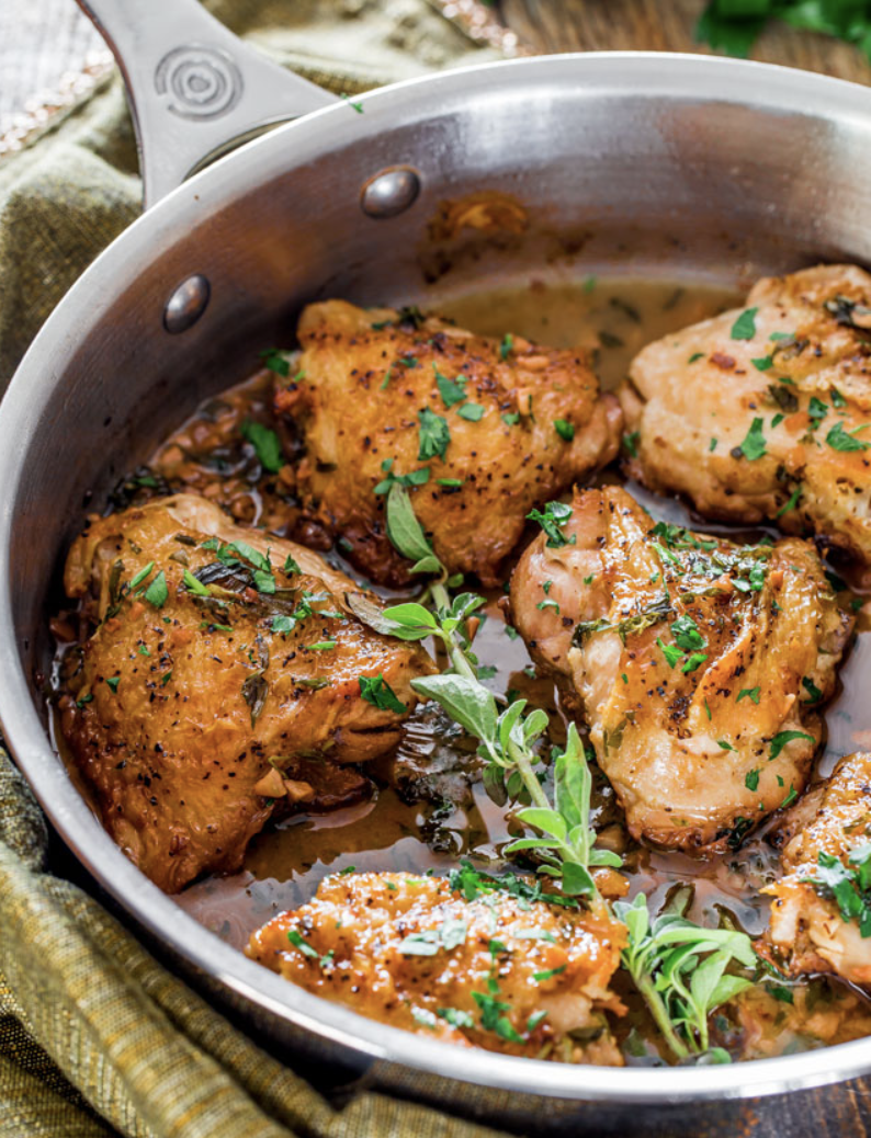 SHERRY HERB CHICKEN