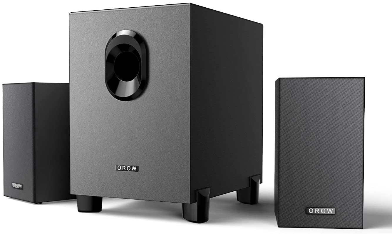 OROW S211 2.1 USB Desktop Speakers with Subwoofer,16W