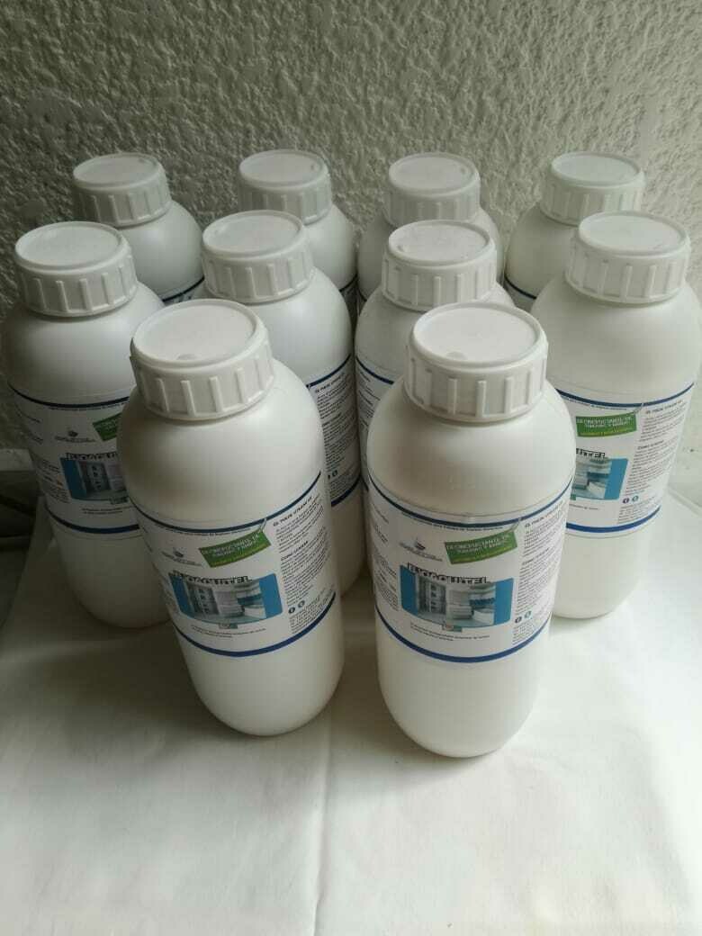 Paquete 10 Pzas Desincrustante de Sarro en Tuberias 1 L Marca: BIO AQUITEL