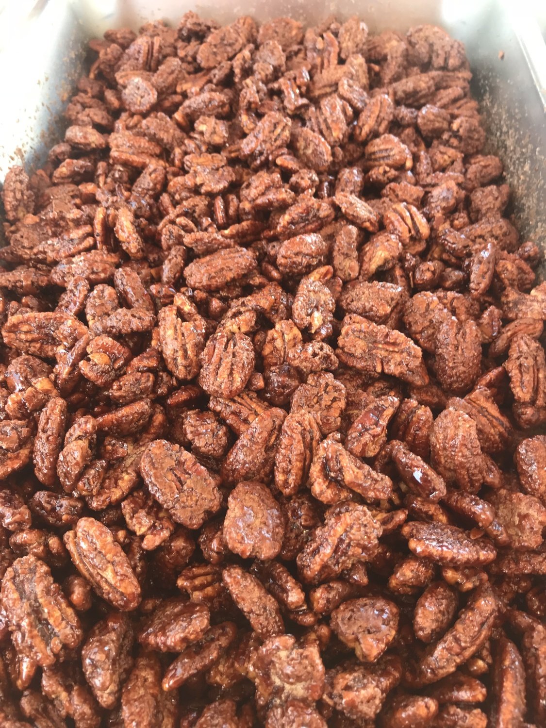Bavarian Roasted Pecans Large cone