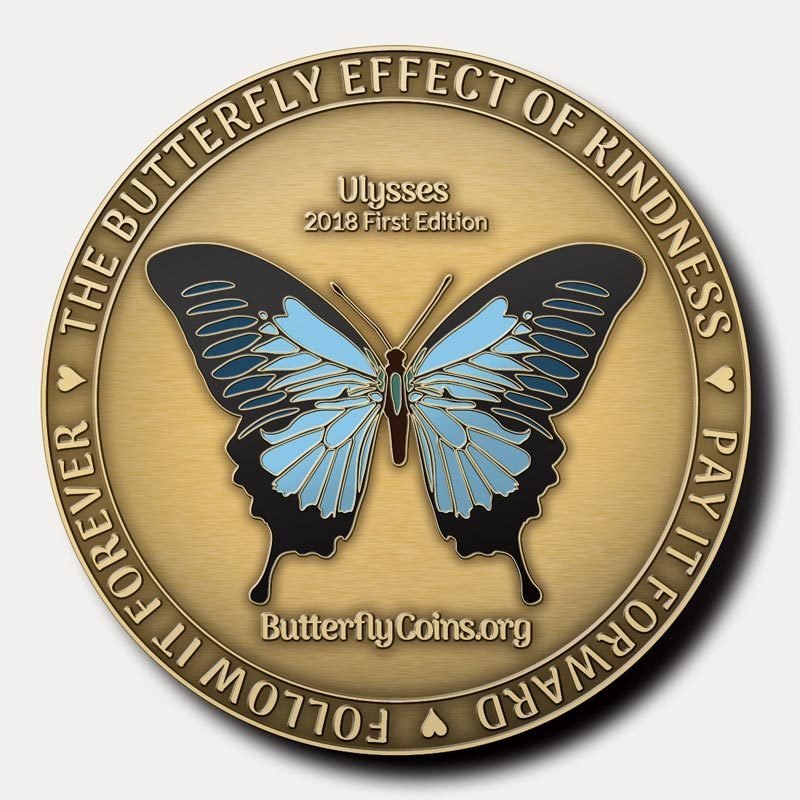 Buy our First Edition Butterfly Coin Butterfly Coins