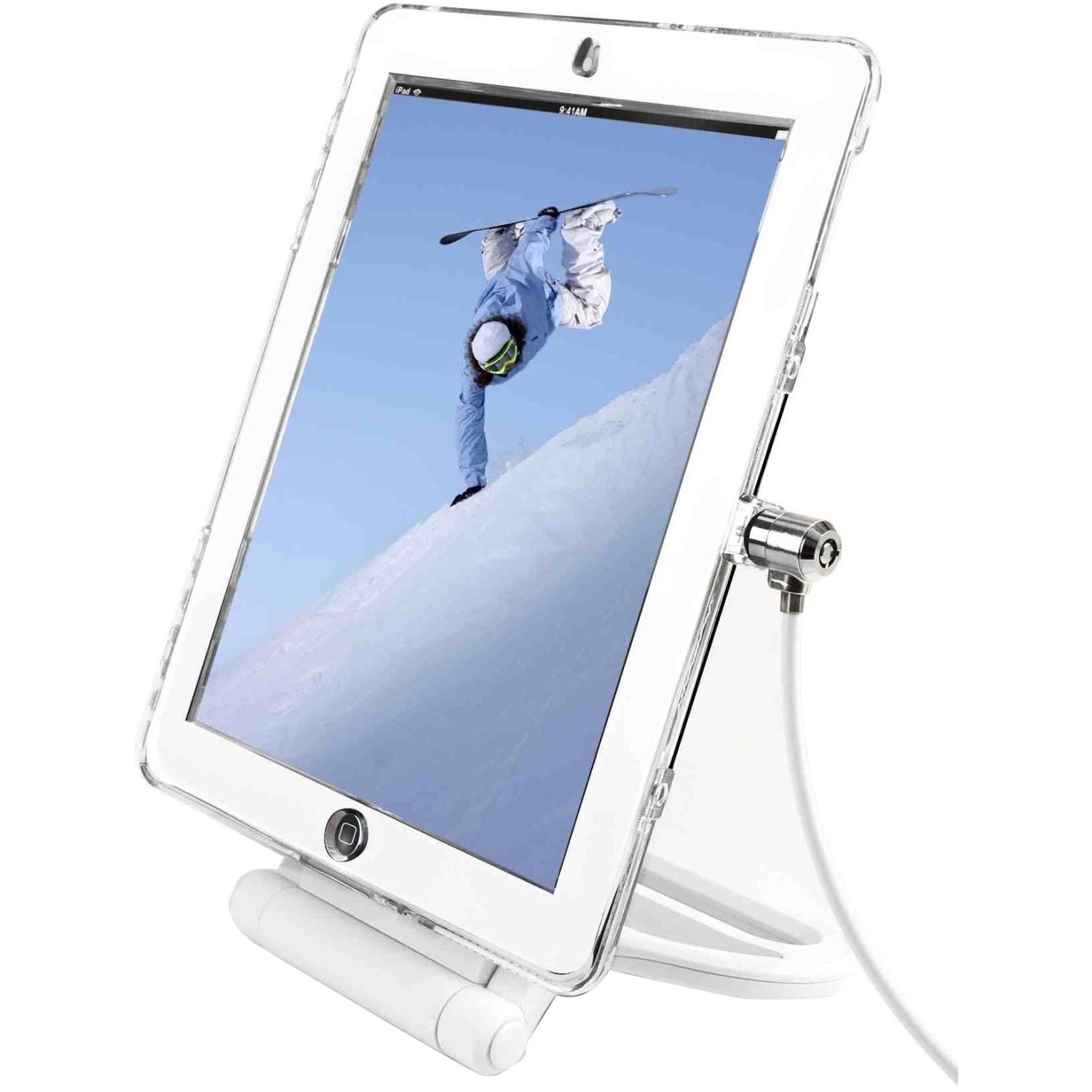 iPad Lockable Case Bundle With Security Rotating Stand andwith security
