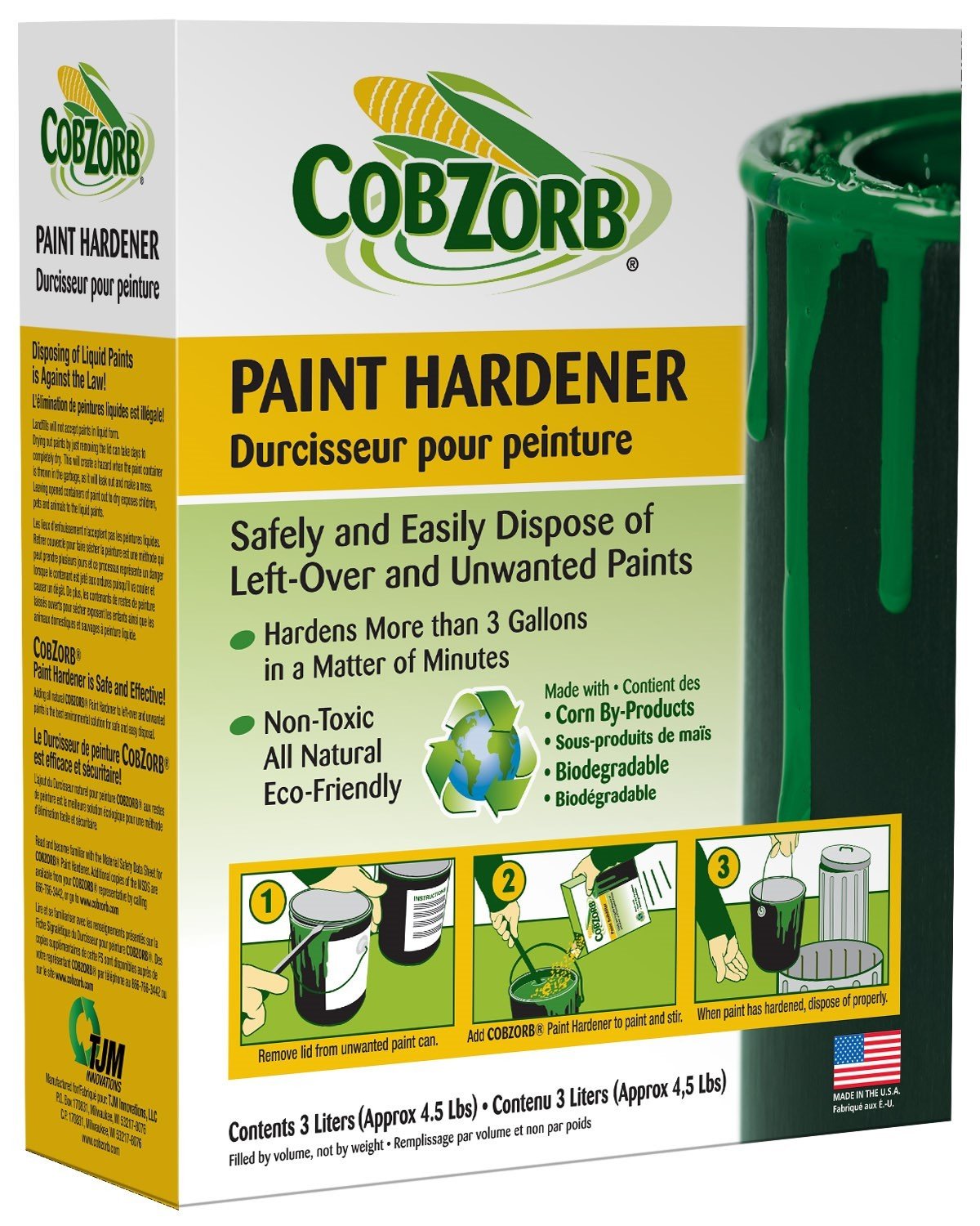 CobZorb® Paint Hardener 4.5 lb. Box CobZorb® Store