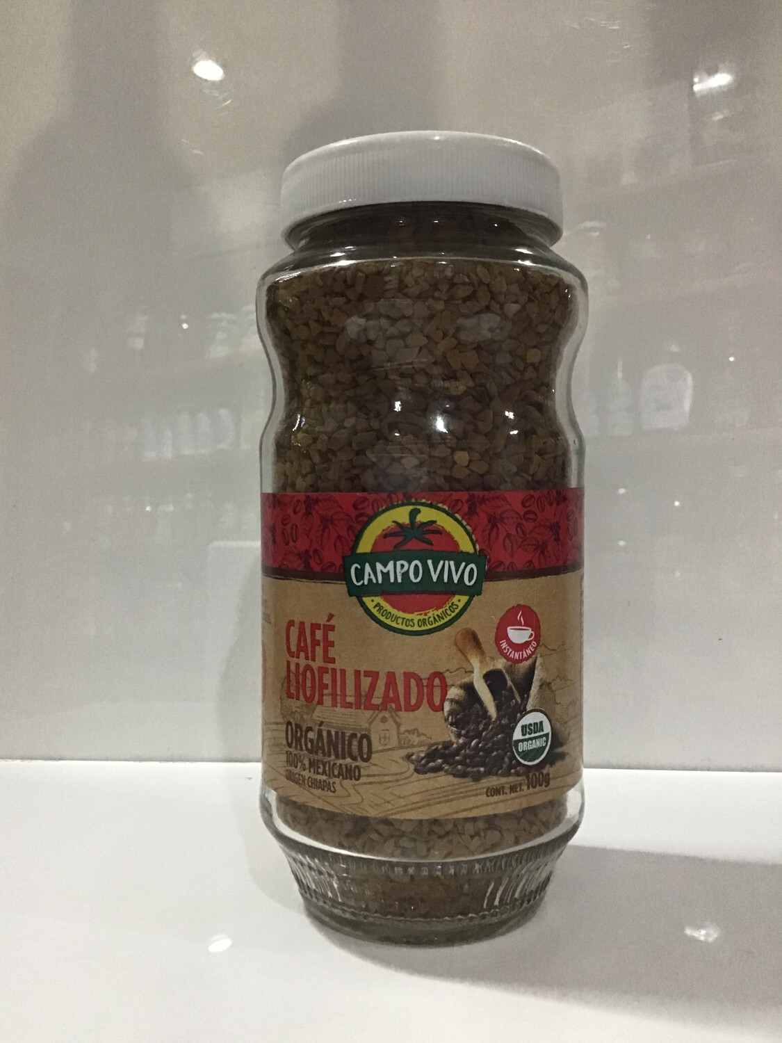 Café Liofilizado Orgánico 100g Campo Vivo MEXICO