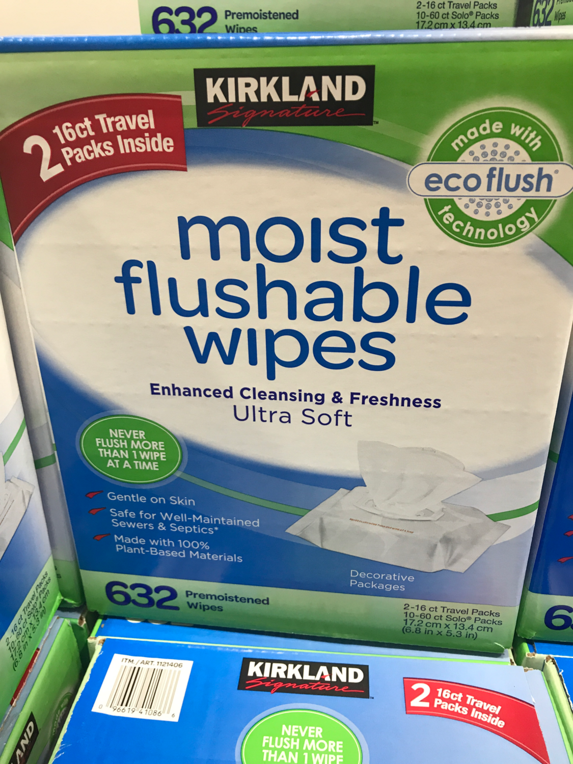 Kirkland Signature Kirkland Signature Moist Flushable Wipes 632 Wipes Vrogue