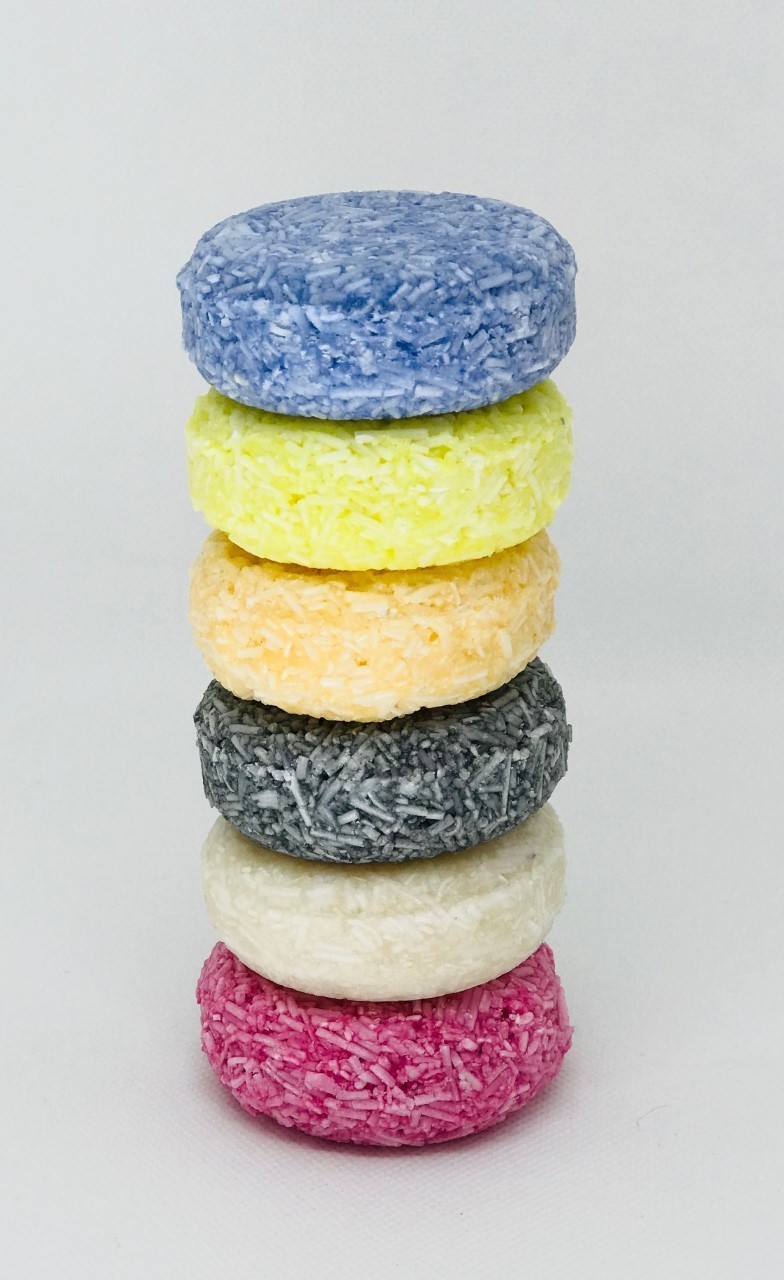 Solid Shampoo Bars with Keratin