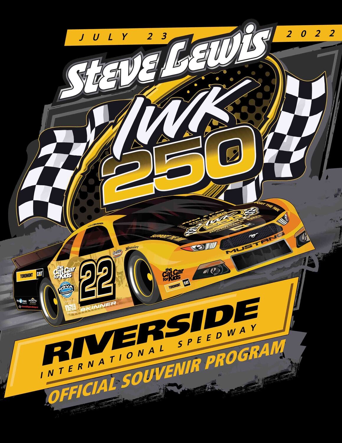 IWK 250 Souvenir Program 2022 Store Riverside International Speedway