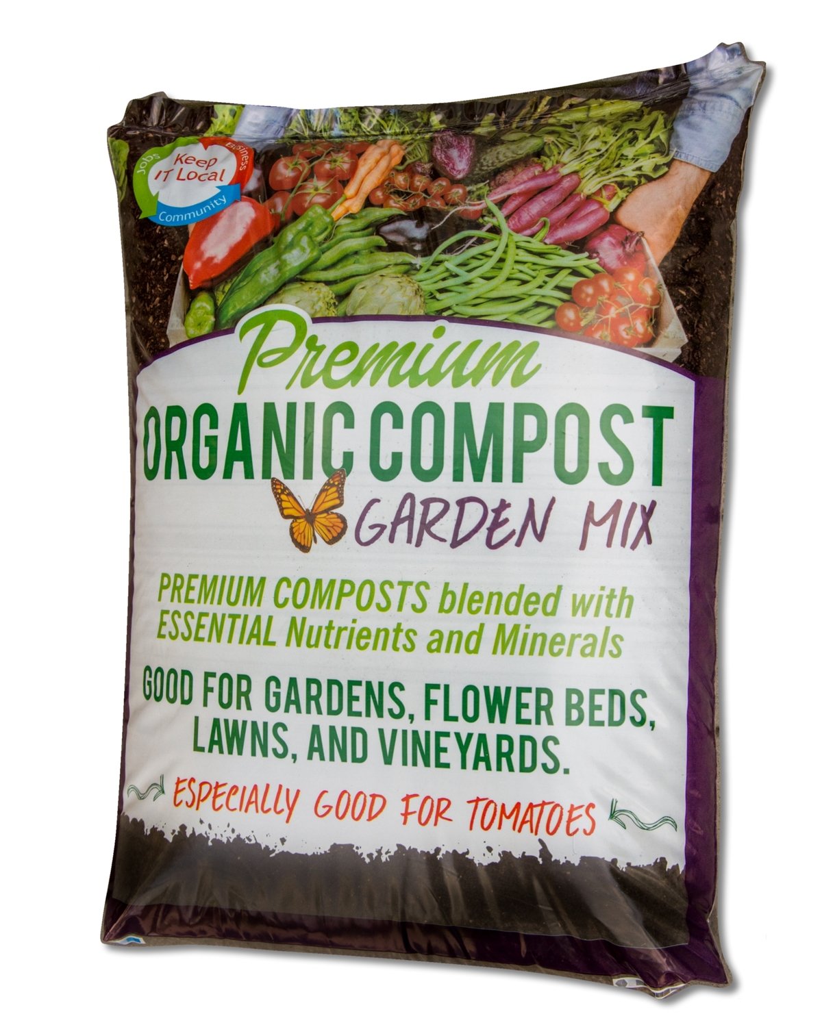 Premium Organic Compost, Garden Mix