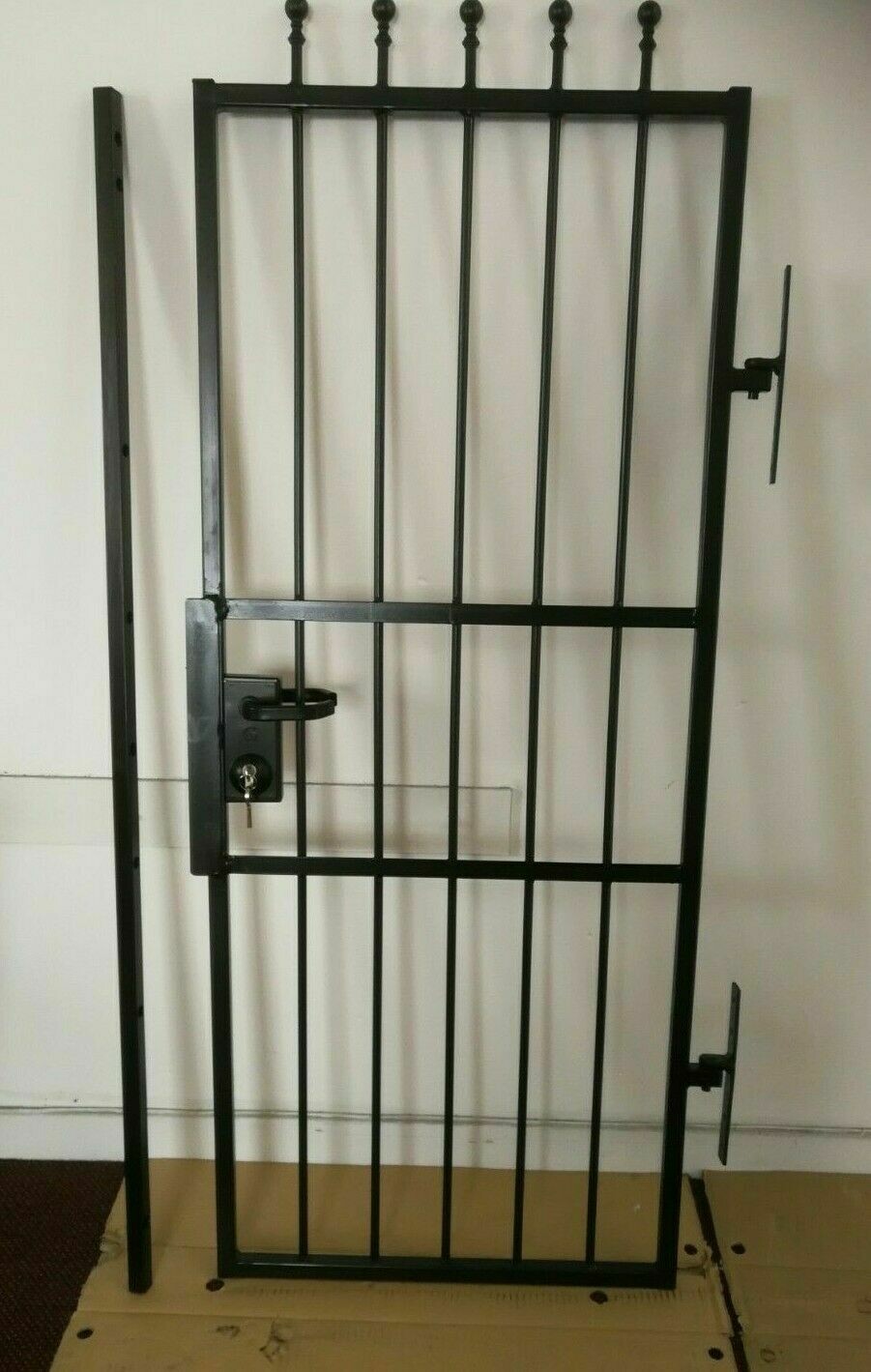 HKS105, Heavy Duty Steel, Iron Security Grill, Gate with Latch Deadlock