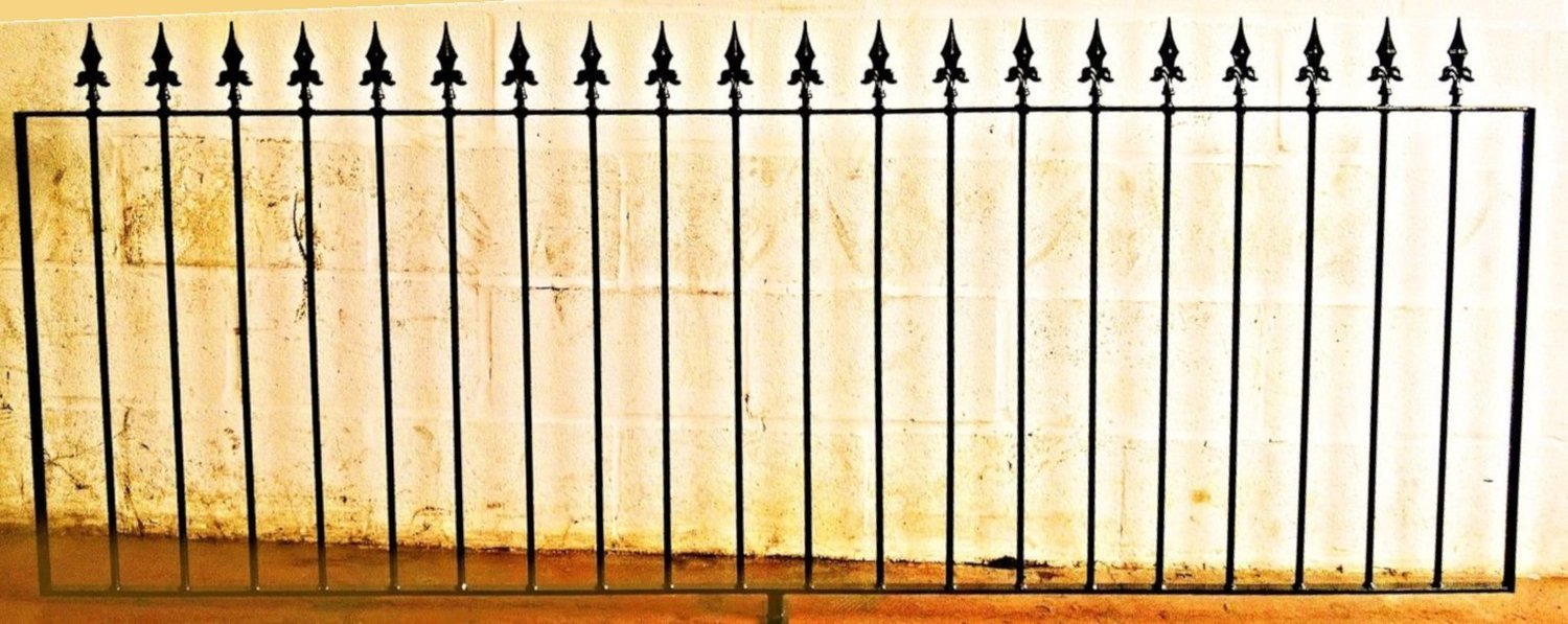 HKS058, WROUGHT IRON RAILING, FENCING, GRILL, DECORATIVE FENCE