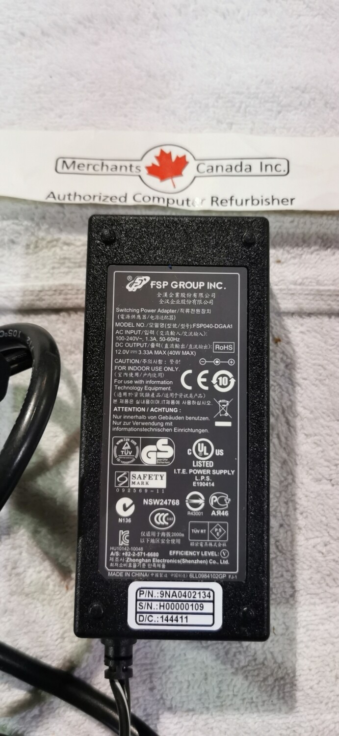 9NA0402134 PALO ALTO POWER SUPPLY ORIGINAL OEM 12V 3.33A