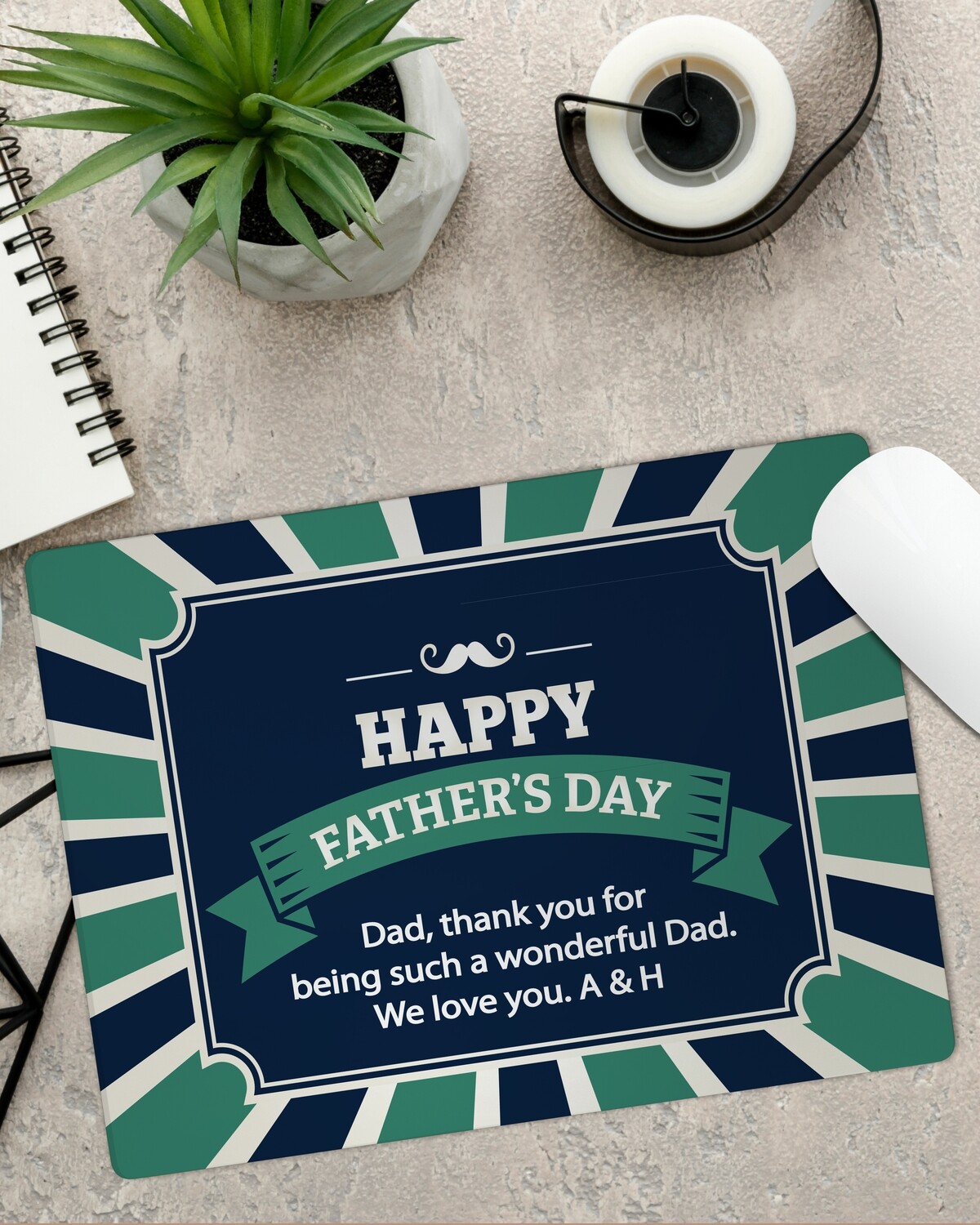 Personalized Father's Day Mouse Pad