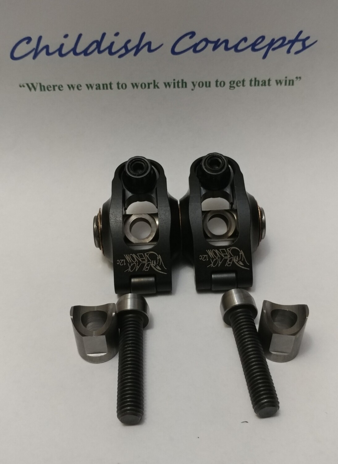Gage 1.3 Black Venom rocker arm set (clone/non hemi)