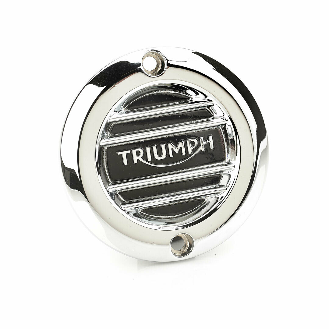 Triumph Ribbed Chrome Clutch Cover A9610251 Triumph Bonneville