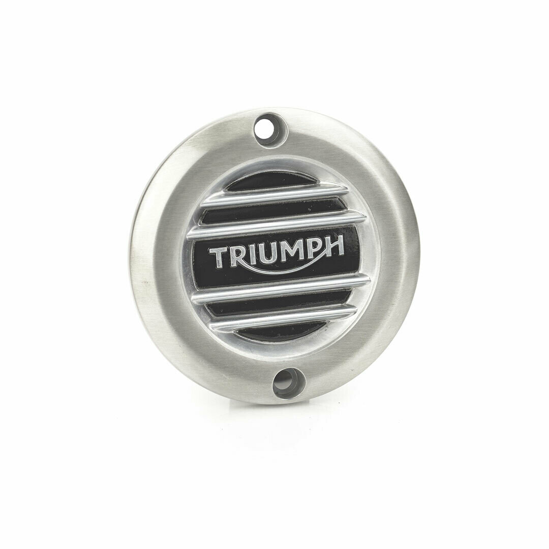 Triumph Ribbed Brush Aluminum Clutch Cover A9610252 Triumph Tiger