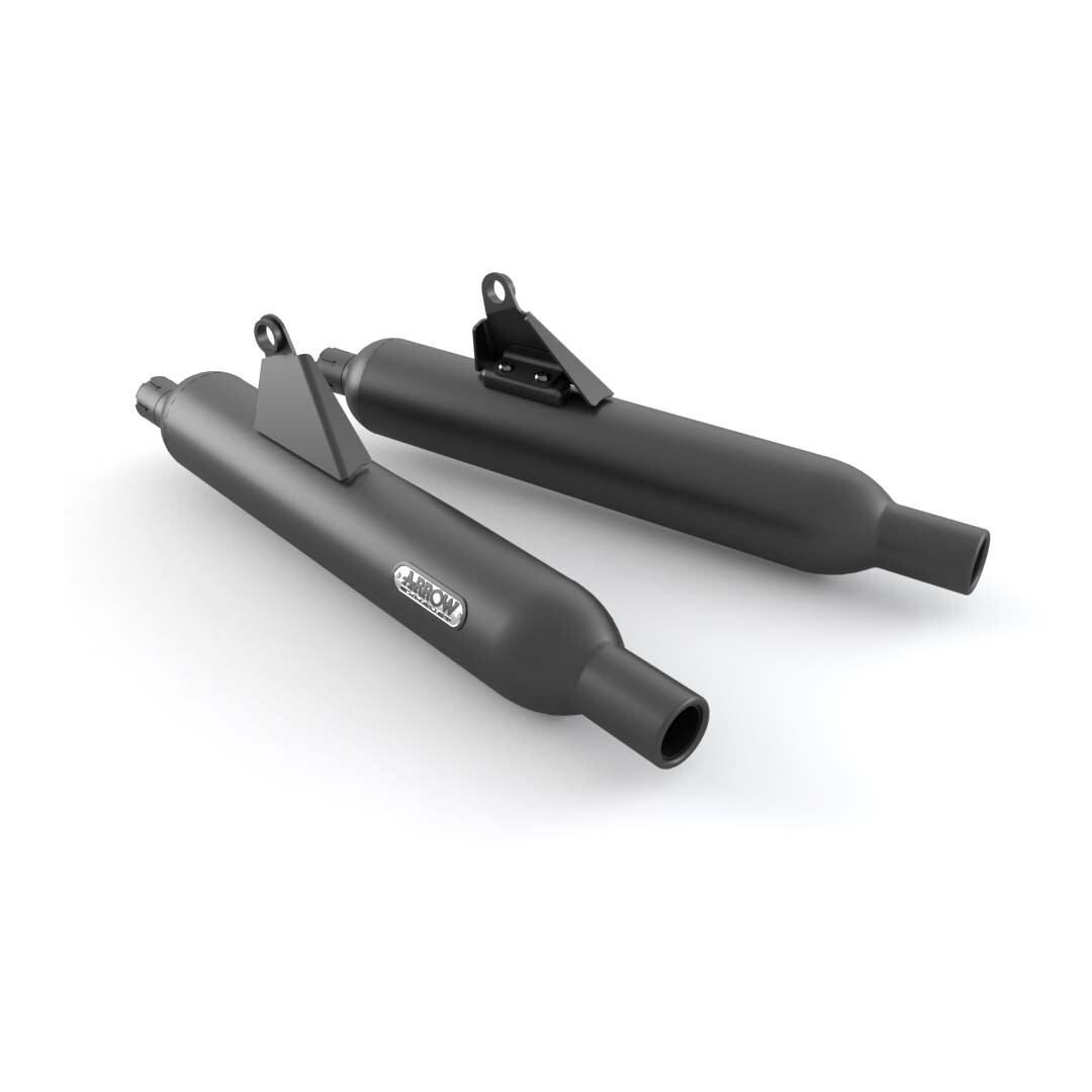 Triumph T100 Arrow Black Peashooter Slip On Exhaust A9601759 Shop