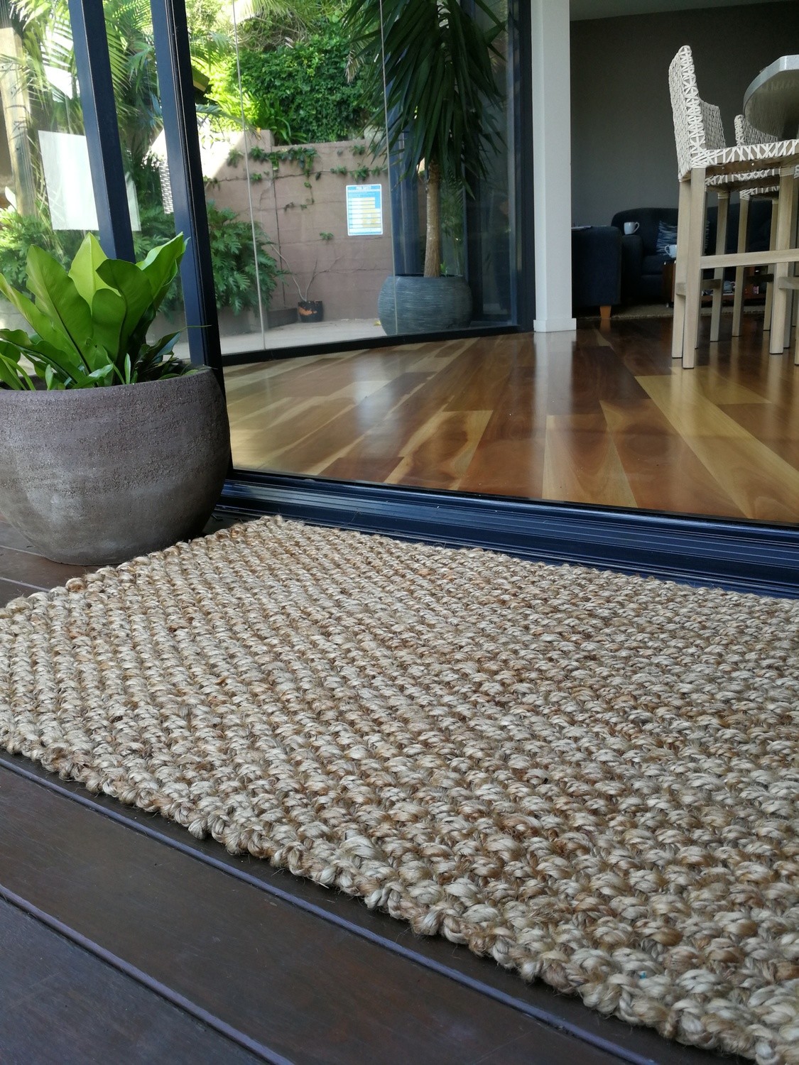 Natural Hand woven Jute Door Mat