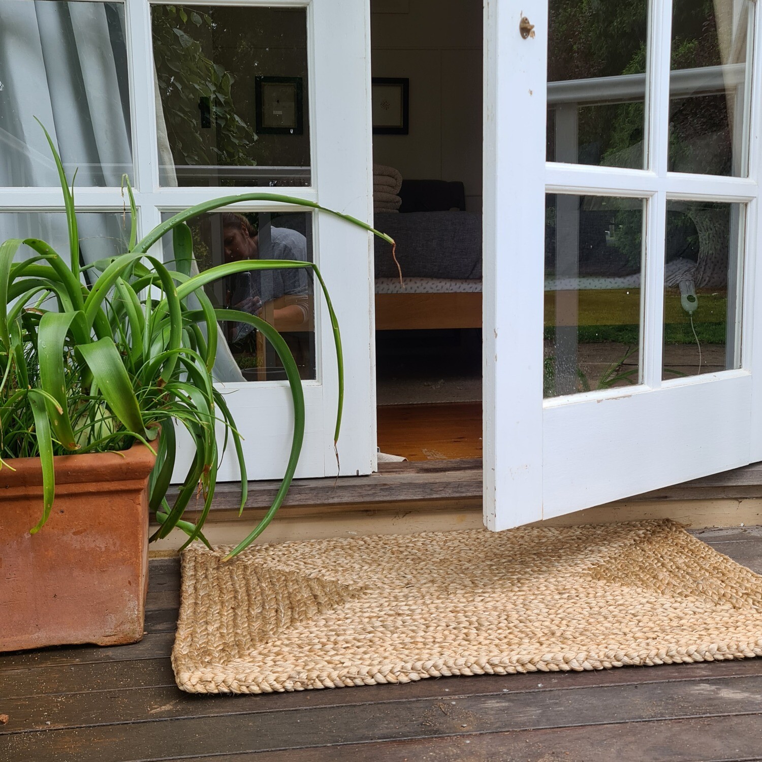 Braided Jute Doormat